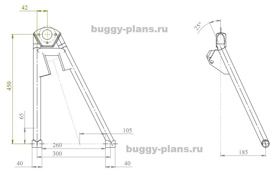 передний нижний рычаг